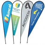 Tear Drop Banner Printing