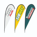 Tear Drop Banner Printing - Image 3